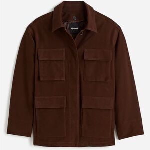 Madewell flap-pocket field jacket dark chicory